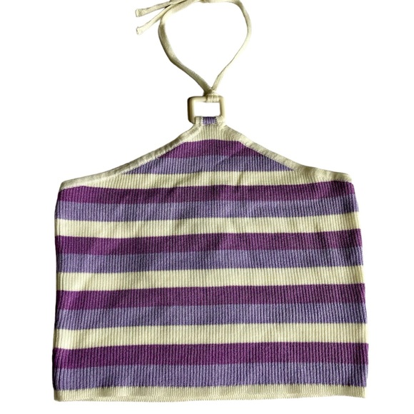 H&M Striped halter top, Size S, NWT - Picture 2 of 7